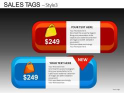 Sales tags style 3 powerpoint presentation slides db