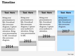 Sales timeline roadmap diagram 0314