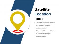 Satellite location icon powerpoint guide