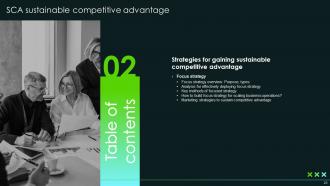 SCA Sustainable Competitive Advantage Powerpoint Presentation Slides Strategy CD V