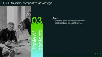 SCA Sustainable Competitive Advantage Powerpoint Presentation Slides Strategy CD V