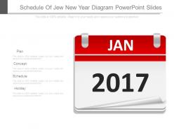 Schedule of jew new year diagram powerpoint slides