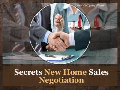 Secrets New Home Sales Negotiation Powerpoint Presentation Slide