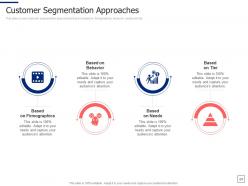 Segmentation approaches to find target business audience powerpoint presentation slides