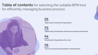 Selecting The Suitable BPM Tool For Efficiently Managing Business Process Powerpoint Presentation Slides