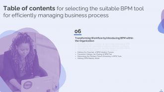 Selecting The Suitable BPM Tool For Efficiently Managing Business Process Powerpoint Presentation Slides