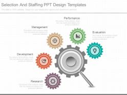 Selection and staffing ppt design templates