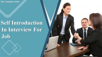 Self Introduction In Interview For Job Powerpoint Presentation Slides