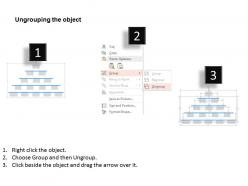 Sequential flow for data and process flat powerpoint design