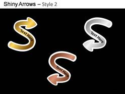 Shiny arrows style 2 powerpoint presentation slides