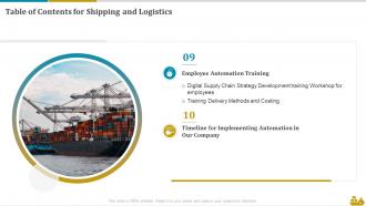 Shipping And Logistics Powerpoint Presentation Slides