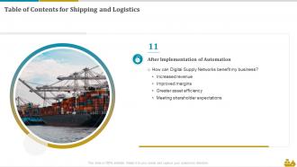 Shipping And Logistics Powerpoint Presentation Slides