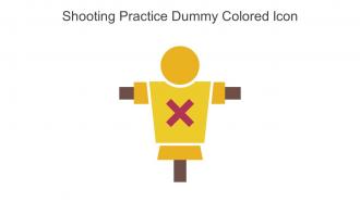 Shooting Practice Dummy Colored Icon In Powerpoint Pptx Png And Editable Eps Format