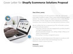 Shopify Ecommerce Solutions Proposal Powerpoint Presentation Slides 