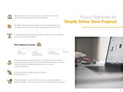 Shopify Online Store Proposal Powerpoint Presentation Slides