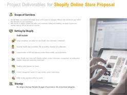 Shopify Online Store Proposal Powerpoint Presentation Slides