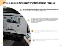 Shopify Platform Design Proposal Powerpoint Presentation Slides