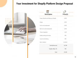 Shopify Platform Design Proposal Powerpoint Presentation Slides