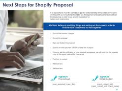 Shopify Proposal Template Powerpoint Presentation Slides