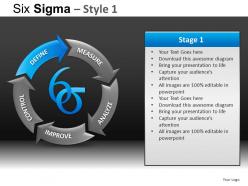 Six sigma 1 powerpoint presentation slides db