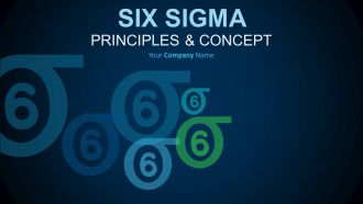 Six sigma principles and concepts powerpoint presentation with slides