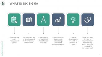 Six sigma process analysis and approach complete powerpoint deck with slides