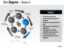 Six sigma style 5 powerpoint presentation slides