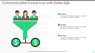 Sales Communication Funnel Powerpoint Ppt Template Bundles