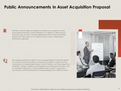 Asset acquisition proposal powerpoint presentation slides