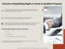 Asset acquisition proposal powerpoint presentation slides