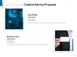 Creative service proposal powerpoint presentation slides