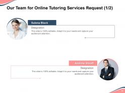 Online tutoring services request for proposal powerpoint presentation slides