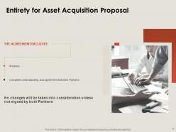 Asset acquisition proposal powerpoint presentation slides