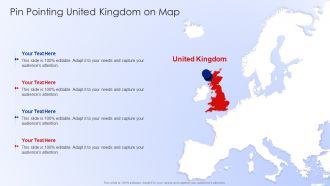 Pin Pointing United Kingdom On Map