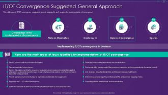 IT OT Convergence Strategy Powerpoint Presentation Slides