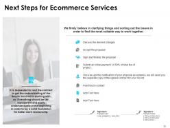 Ecommerce proposal template powerpoint presentation slides