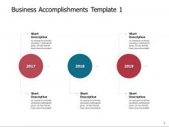 Business accomplishments powerpoint presentation slides