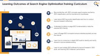 Comprehensive training curriculum on seo search engine optimization edu ppt