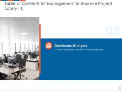 Management to improve project safety it powerpoint presentation slides