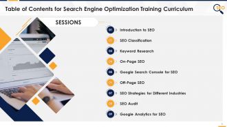 Comprehensive training curriculum on seo search engine optimization edu ppt