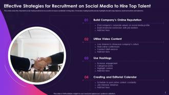 Social media recruitment powerpoint ppt template bundles