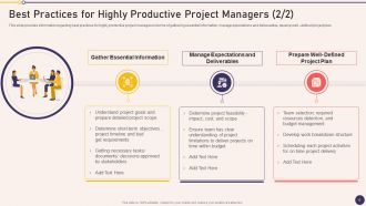 Project Managers Playbook Powerpoint Presentation Slides