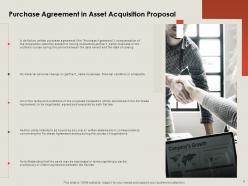 Asset acquisition proposal powerpoint presentation slides