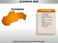 Slovakia country powerpoint maps