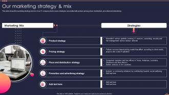 Small IT Business Company Profile Powerpoint Presentation Slides