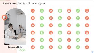 Smart Action Plan For Call Center Agents Powerpoint Presentation Slides