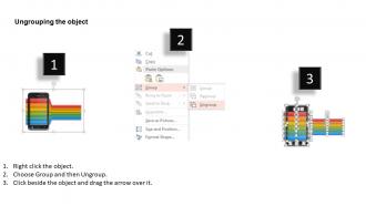 Smart phone with multiple apps powerpoint template