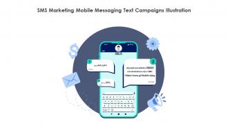 SMS Marketing Mobile Messaging Text Campaigns Illustration