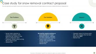 Snow Blowing Facilities Contract Proposal Powerpoint Presentation Slides