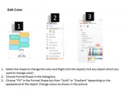 Social communication techniquesa flat powerpoint design